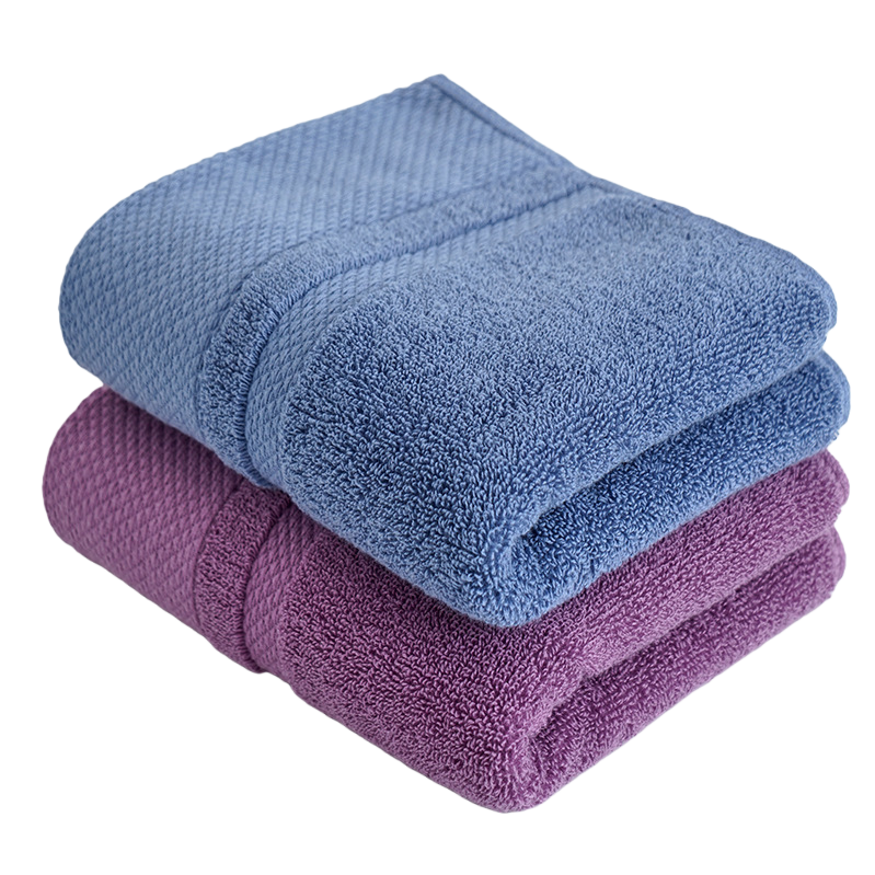 Pure cotton adult thickened combed face towel, home and hotel plain long pile gift wholesale, hotel same style