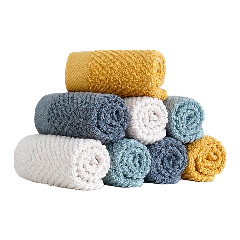 All-cotton, soft and absorbent household combed cotton baby hand and mouth towels, pure cotton thickened square towels for face washing wholesale