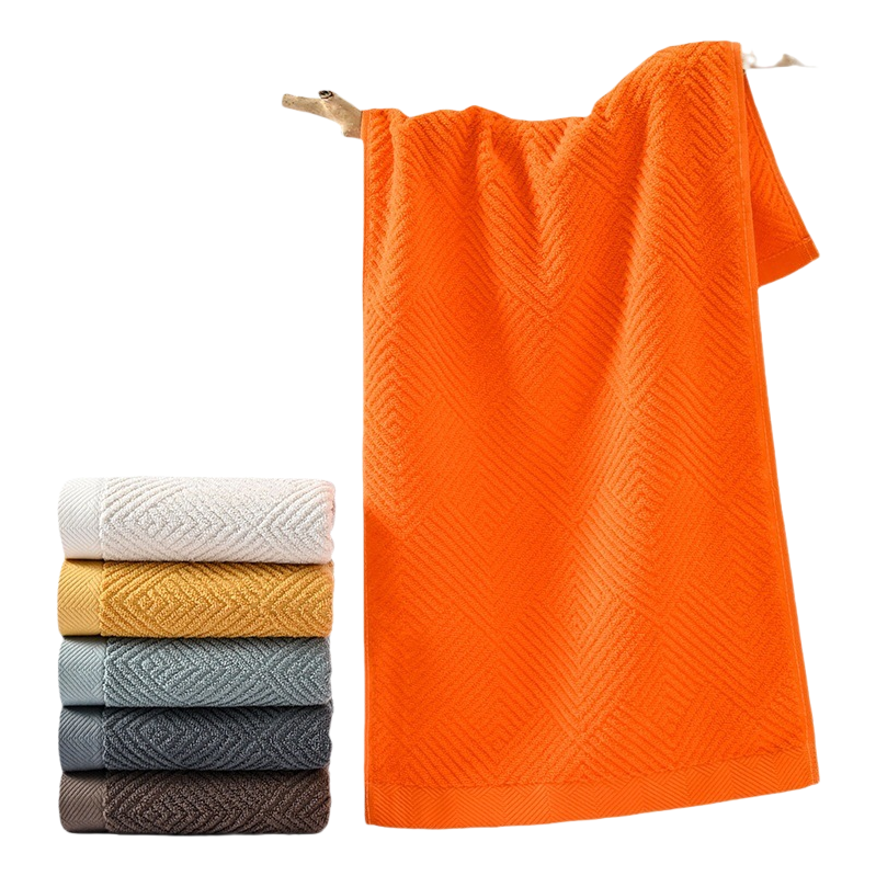 All-cotton thickened wool bath set towel, adult face wash, home gift, labor protection, combed long pile, pure cotton, soft and absorbent