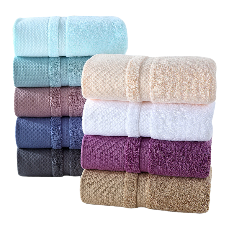 The manufacturer sells pure cotton adult thickened face towels, plain, intermittent long-pile towels for men and women, and wholesale home furnishings