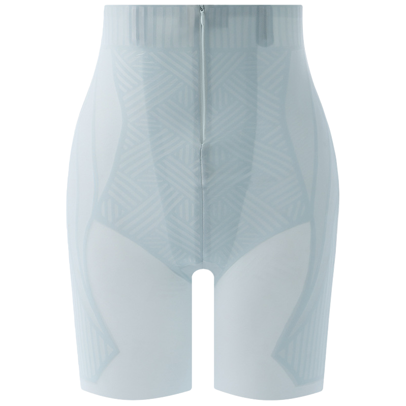 Light blue high-waisted shaping pants, women's summer hip pants, yoga wear, plastic collar Item Picture