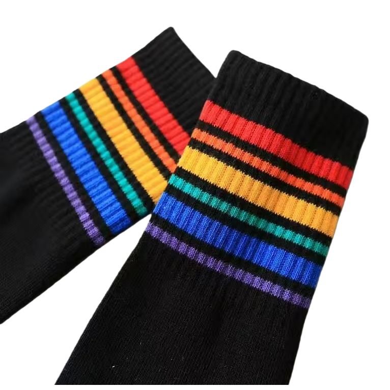 Candy-colored women's socks, mid-calf khaki student socks, boneless sequined socks, pile socks 103114135 Item Picture