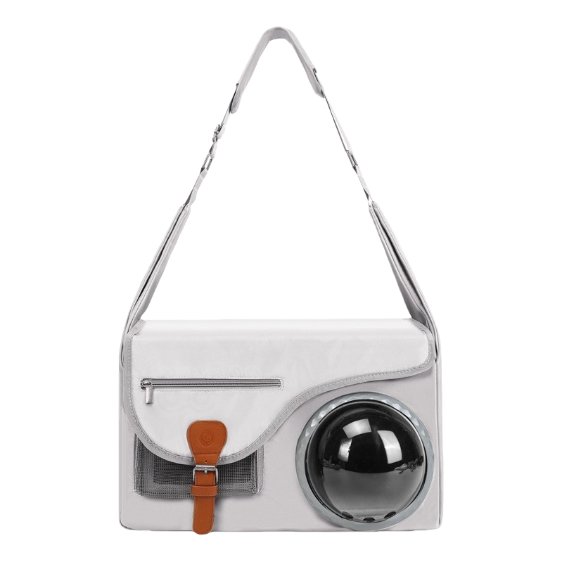 Large-capacity postman cat bag, portable and breathable for going out, British-style Amazon pet backpack Item Picture