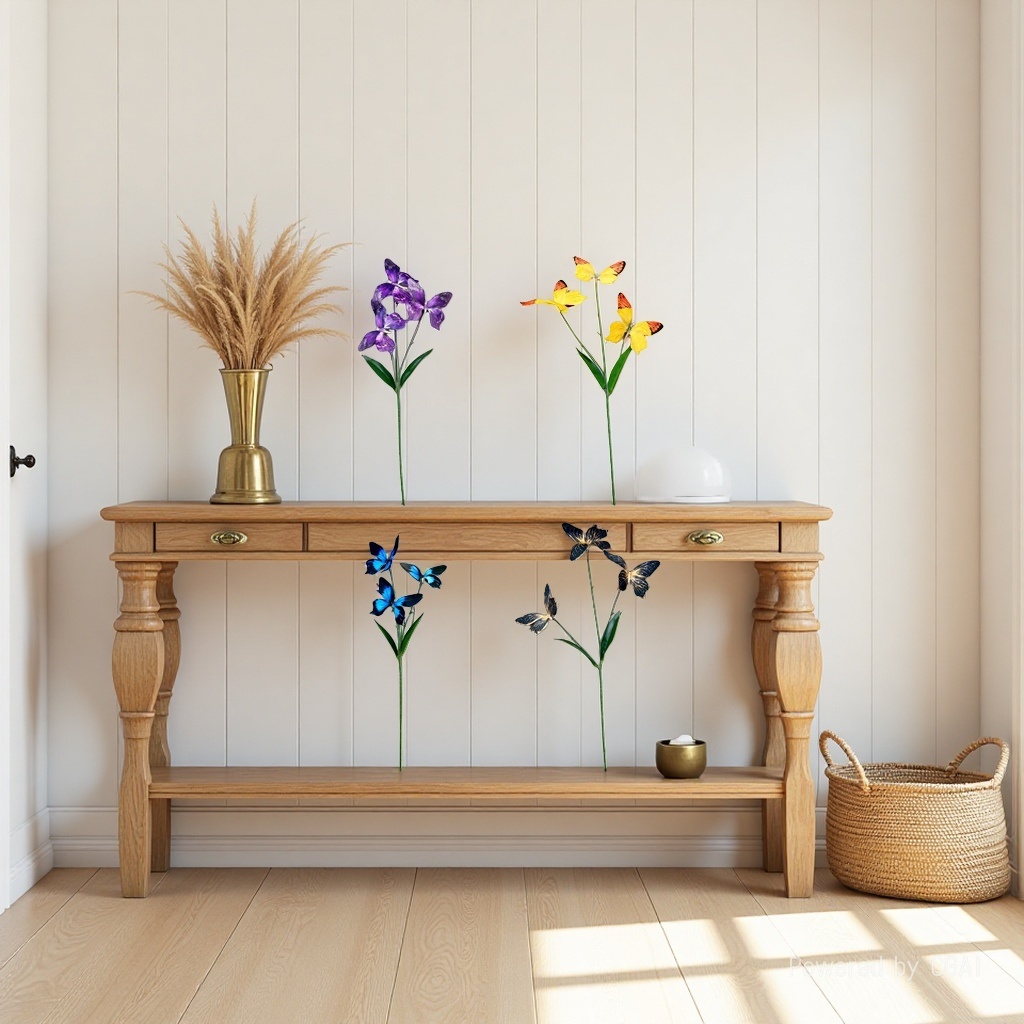 Butterfly flower branch simulation plastic flower 085847735 Application Scenario