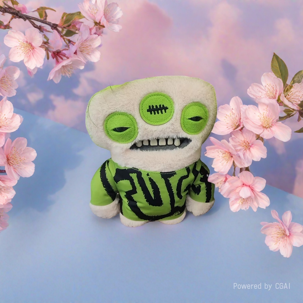 Green-haired plush doll AI plush toy doll Application Scenario