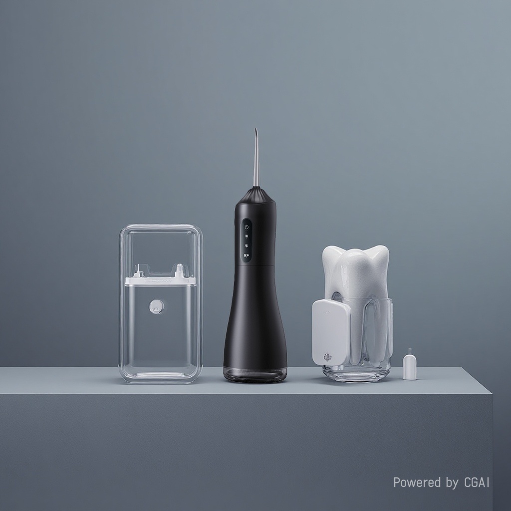 洗牙器/冲牙器/电动便携妇洗器/牙套清洁片产品图
