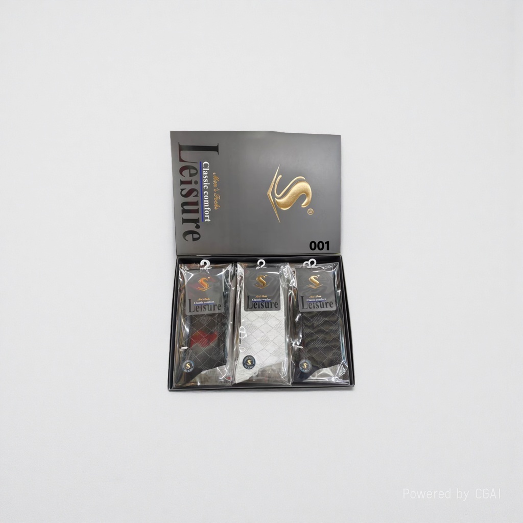 Men's sock packaging box, paper fan-shaped sock gift box set Application Scenario