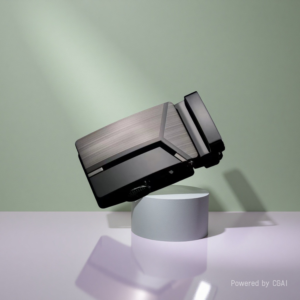 Metallic texture iron wire belt buckle for men's belt accessories belt buckle details Picture