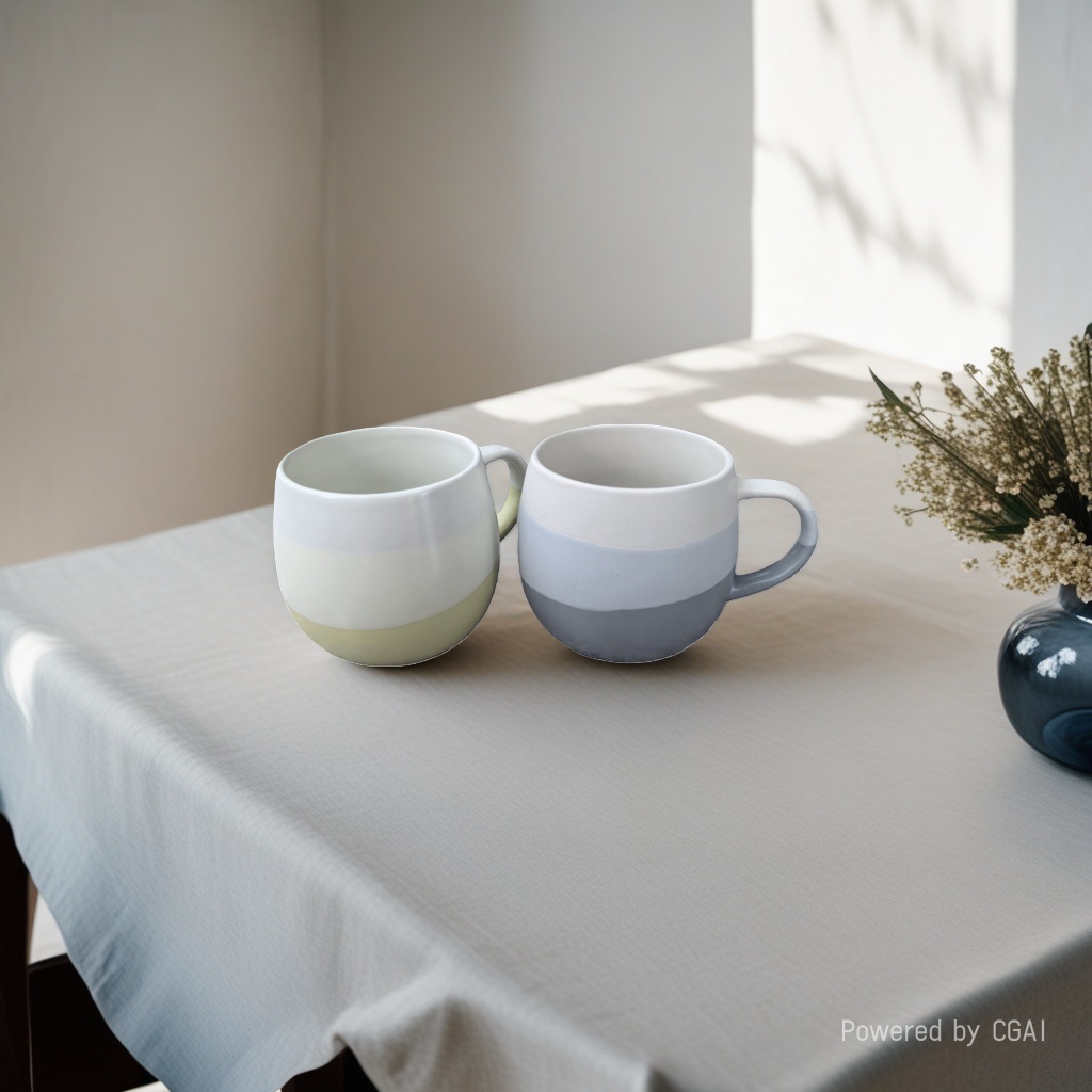 Japanese and Korean retro coffee cups, water cups, ceramic mugs, breakfast milk cups, home and office tea cups details Picture