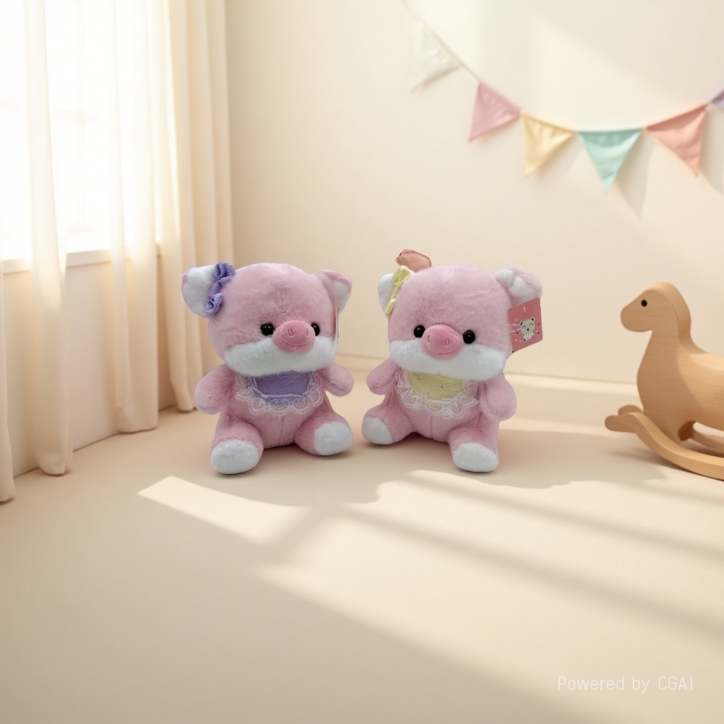 粉红小猪公仔猪猪毛绒玩具娃娃机公仔8寸抓机娃娃卡通玩偶