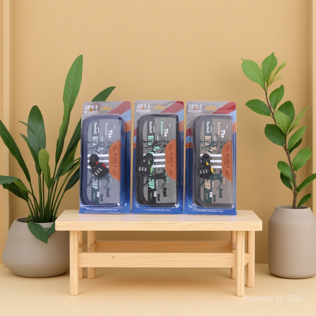 卡通笔袋 文具盒带密码收纳文具袋韩款可爱学生铅笔盒