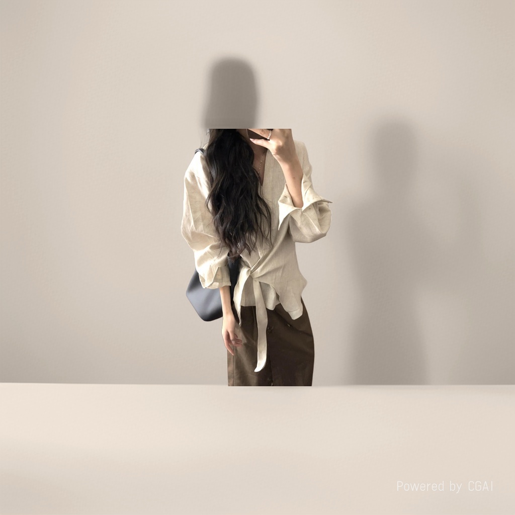 衬衫/短袖衬衫女/女装/女装女式宽松时尚休闲/女士刺绣寸衫产品图