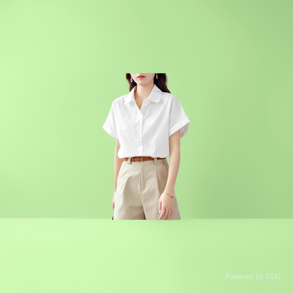 女式衬衫实物图