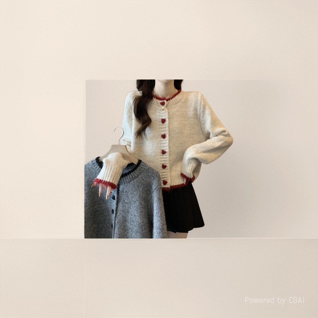 毛衣/针织衫/针织开衫/打底衫女长袖韩版/针织衫女秋冬细节图