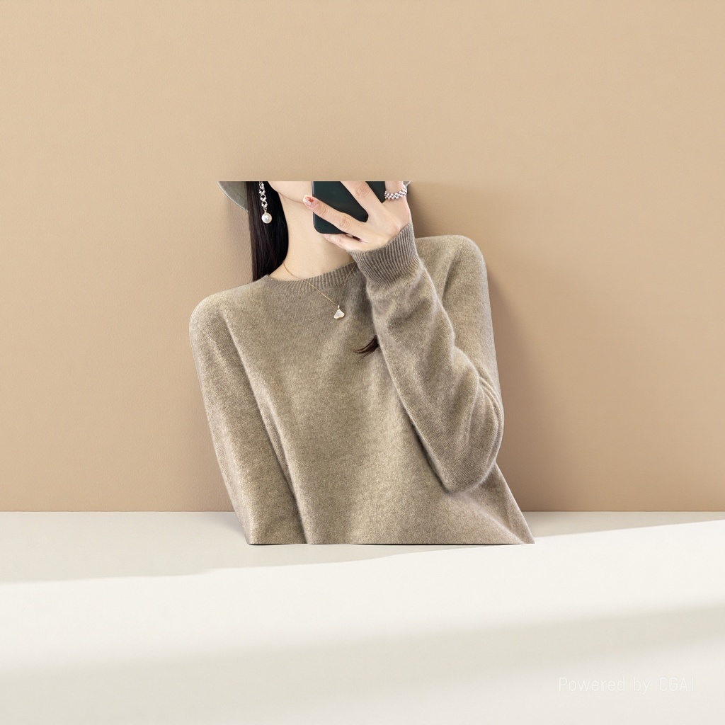 毛衣/针织衫/针织开衫/打底衫女长袖韩版/针织衫女秋冬产品图