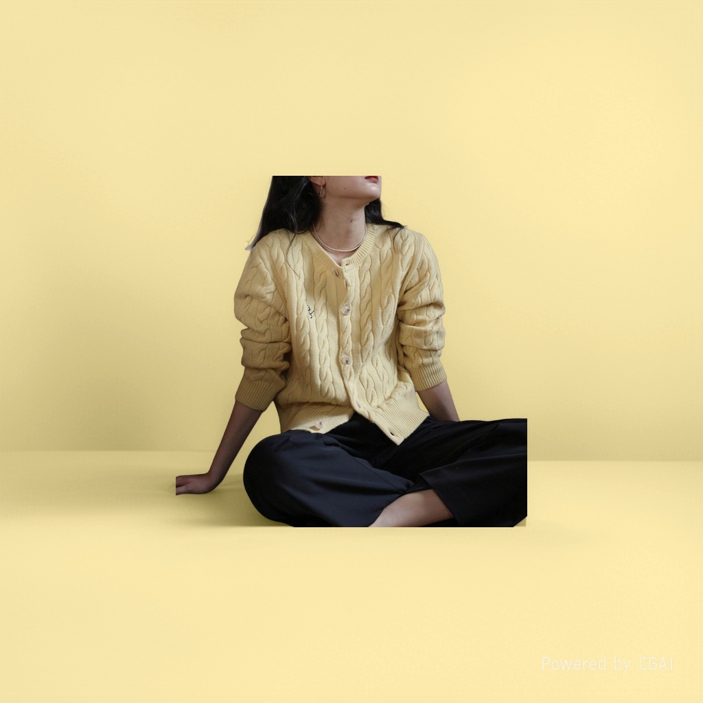 女式羊毛衫实物图