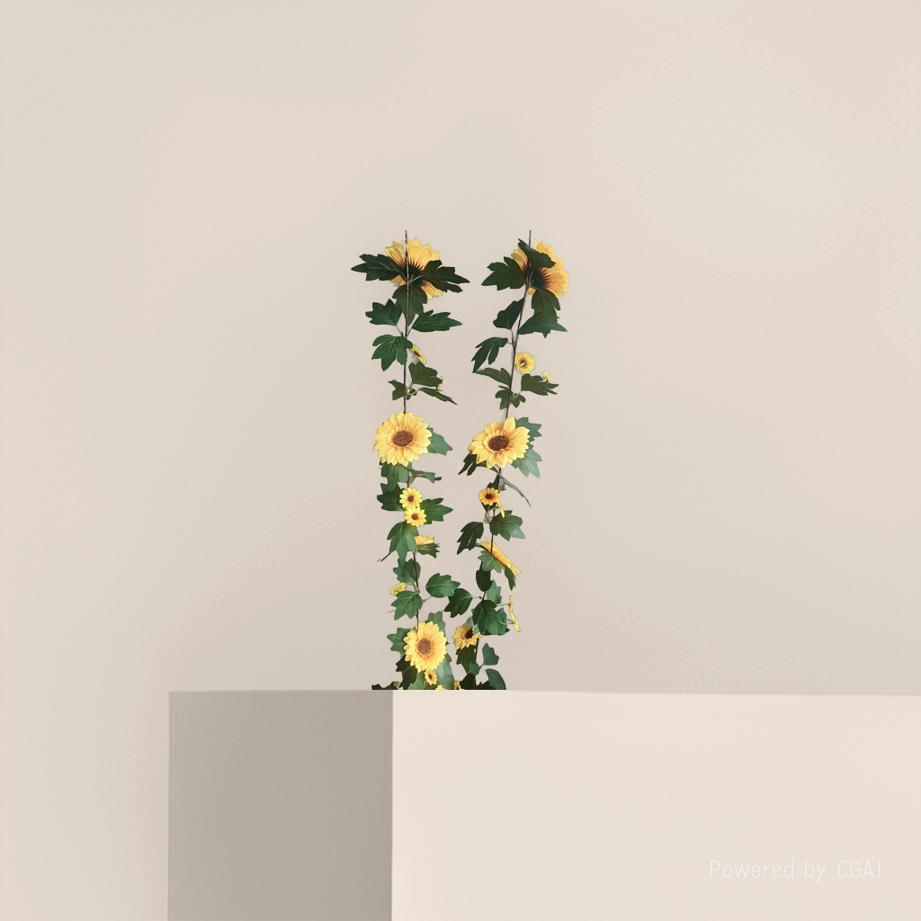 Simulated sunflowers, plastic flowers, artificial flowers, handcrafted flower materials Application Scenario
