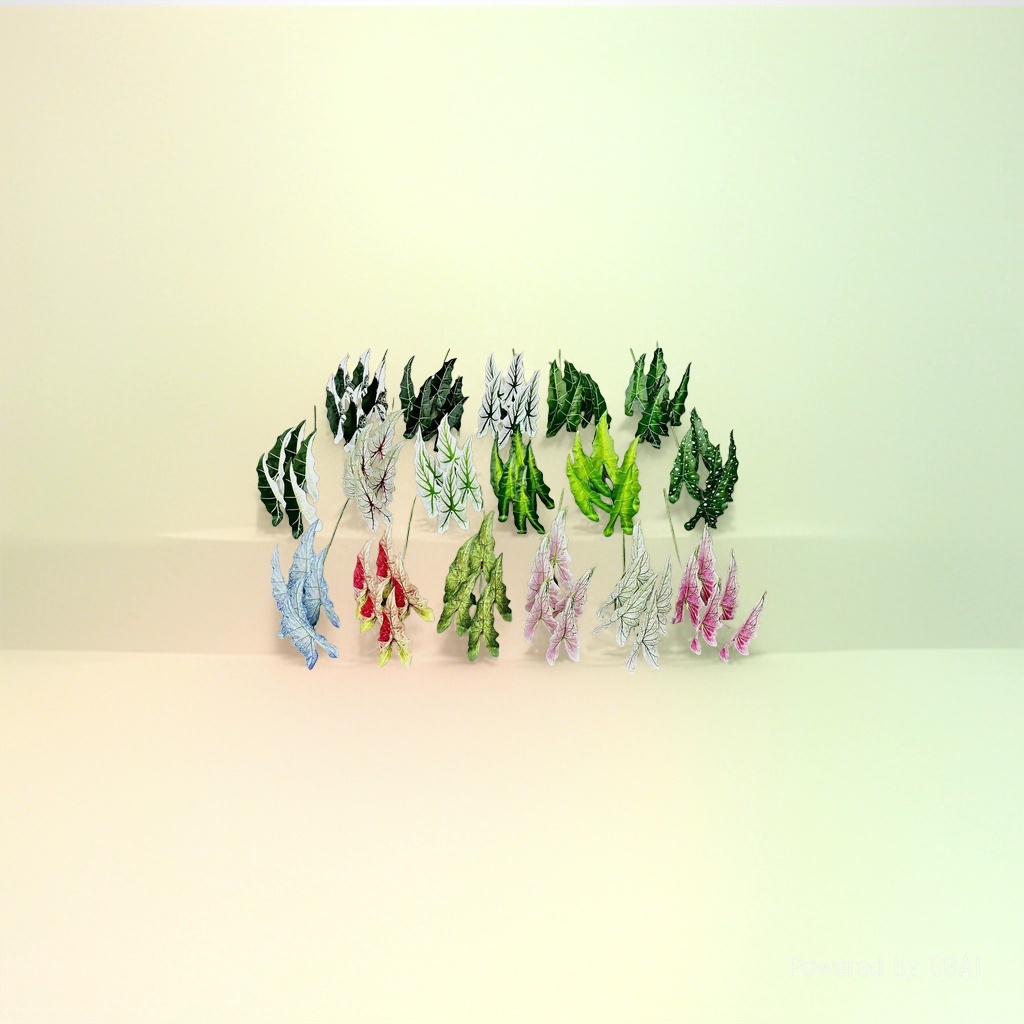 Artificial resin trees, artificial green plants, artificial branches and leaves, artificial fruits, artificial green plants, and artificial branches details Picture
