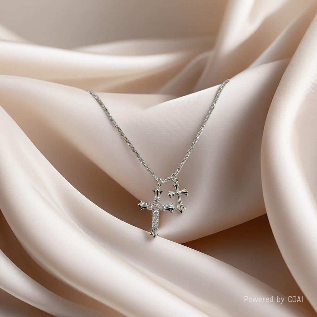New pearl necklace, silver jewelry, high-quality freshwater pearl necklace, 18cm, 1054, 14870