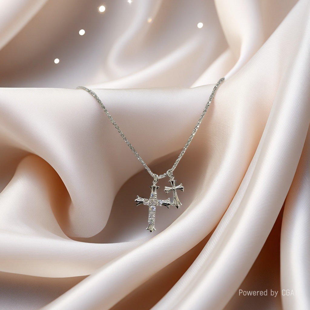 New pearl necklace, silver jewelry, high-quality freshwater pearl necklace, 18cm, 1054, 14870 Specification image