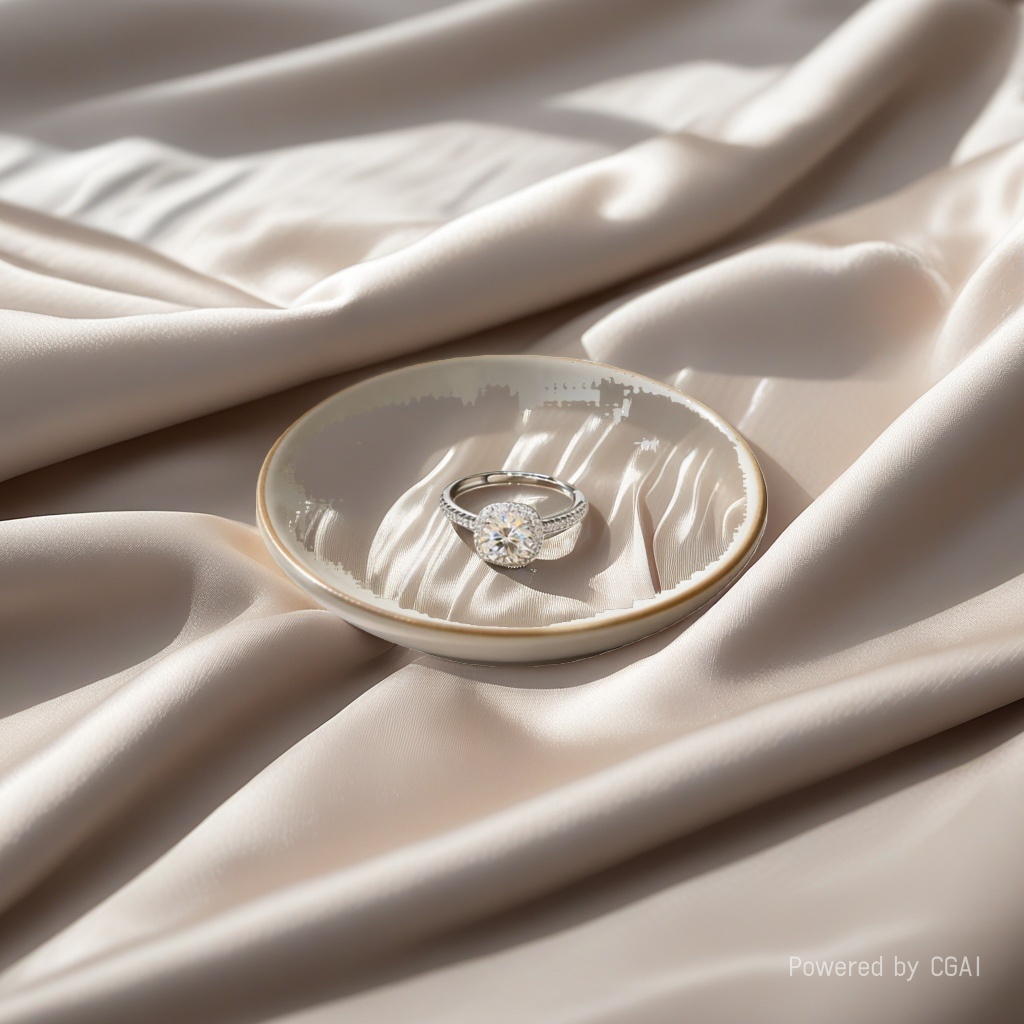 S925 Silver Catholic Saint Diamond Ring
