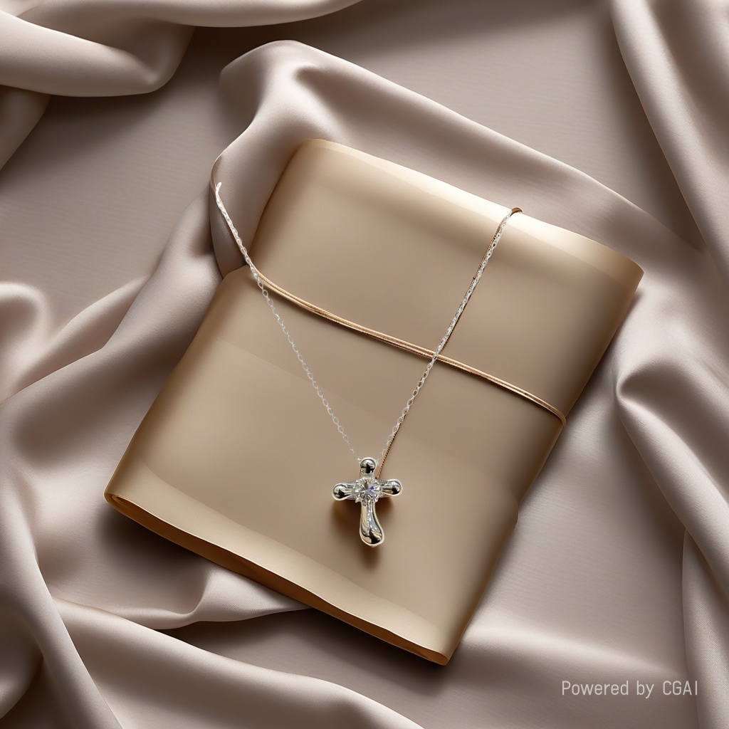 Thangka Octagonal star cross pendant necklace S925 sterling silver jewelry Specification image
