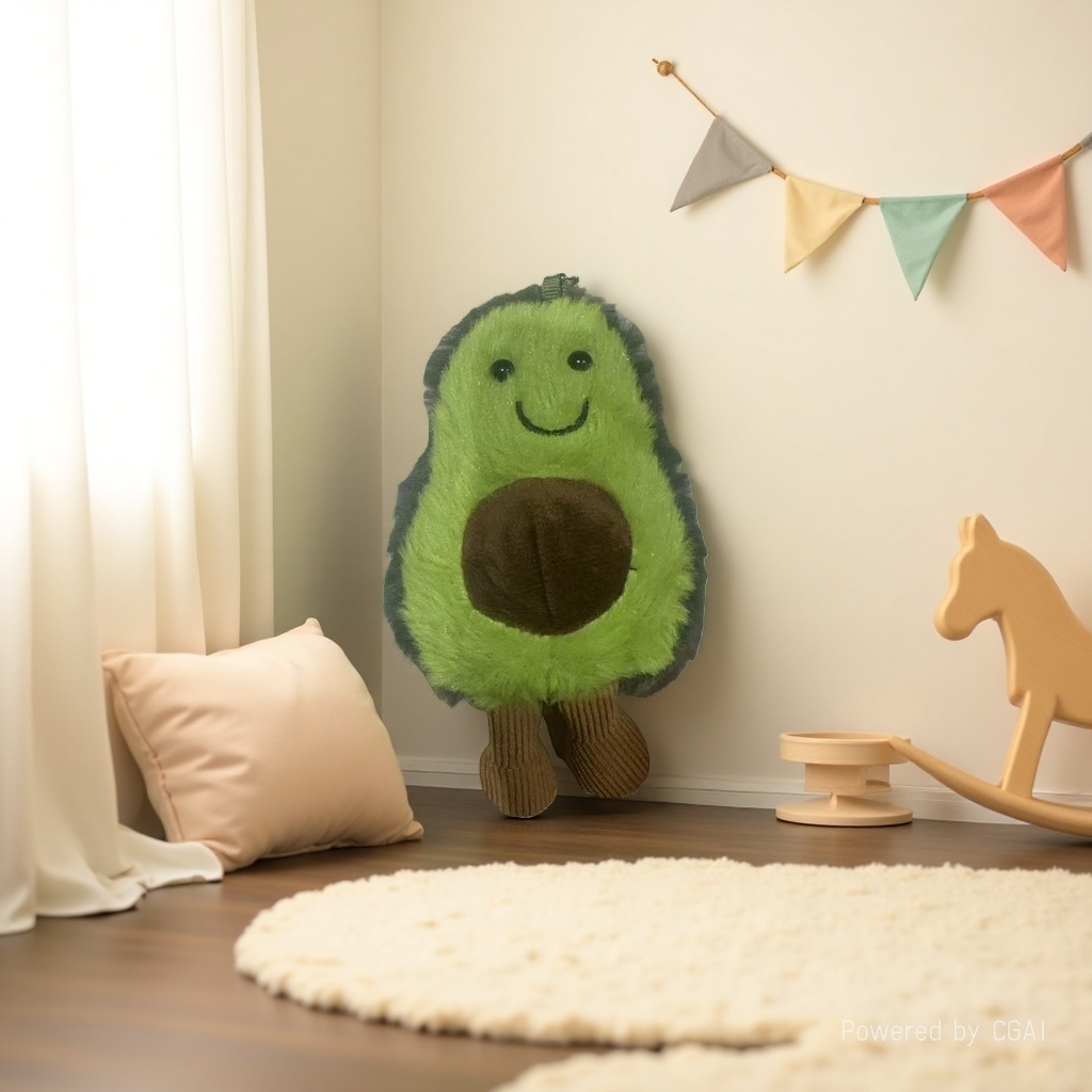 Happy Little Zebra simulation plush toy Avocado doll