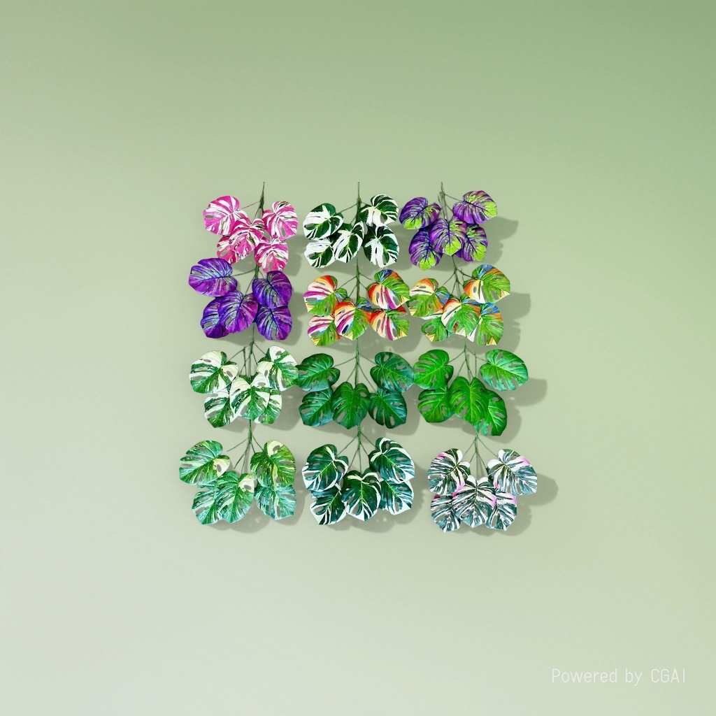 Simulated fern, artificial flower, plastic artificial stone, Platycladus orientalis leaf combination bonsai decoration 110103165