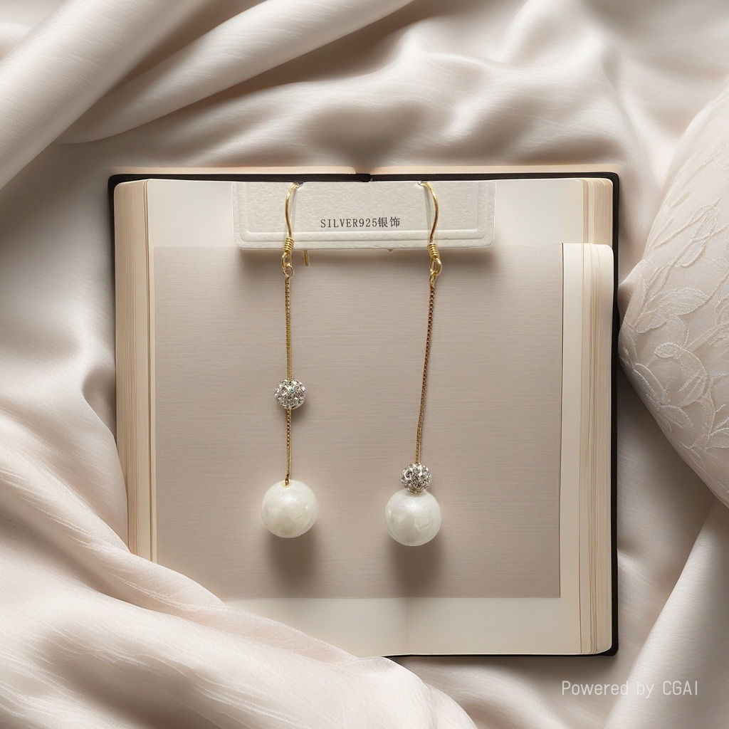 S925 French Pearl Earrings - Exquisite earrings for women, fashionable earrings Application Scenario