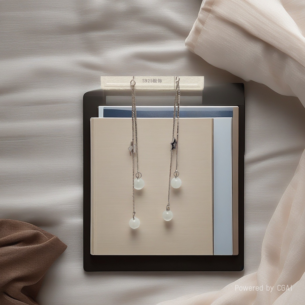 French S925 silver earrings, exquisite earrings for women, fashionable earrings 180g Application Scenario