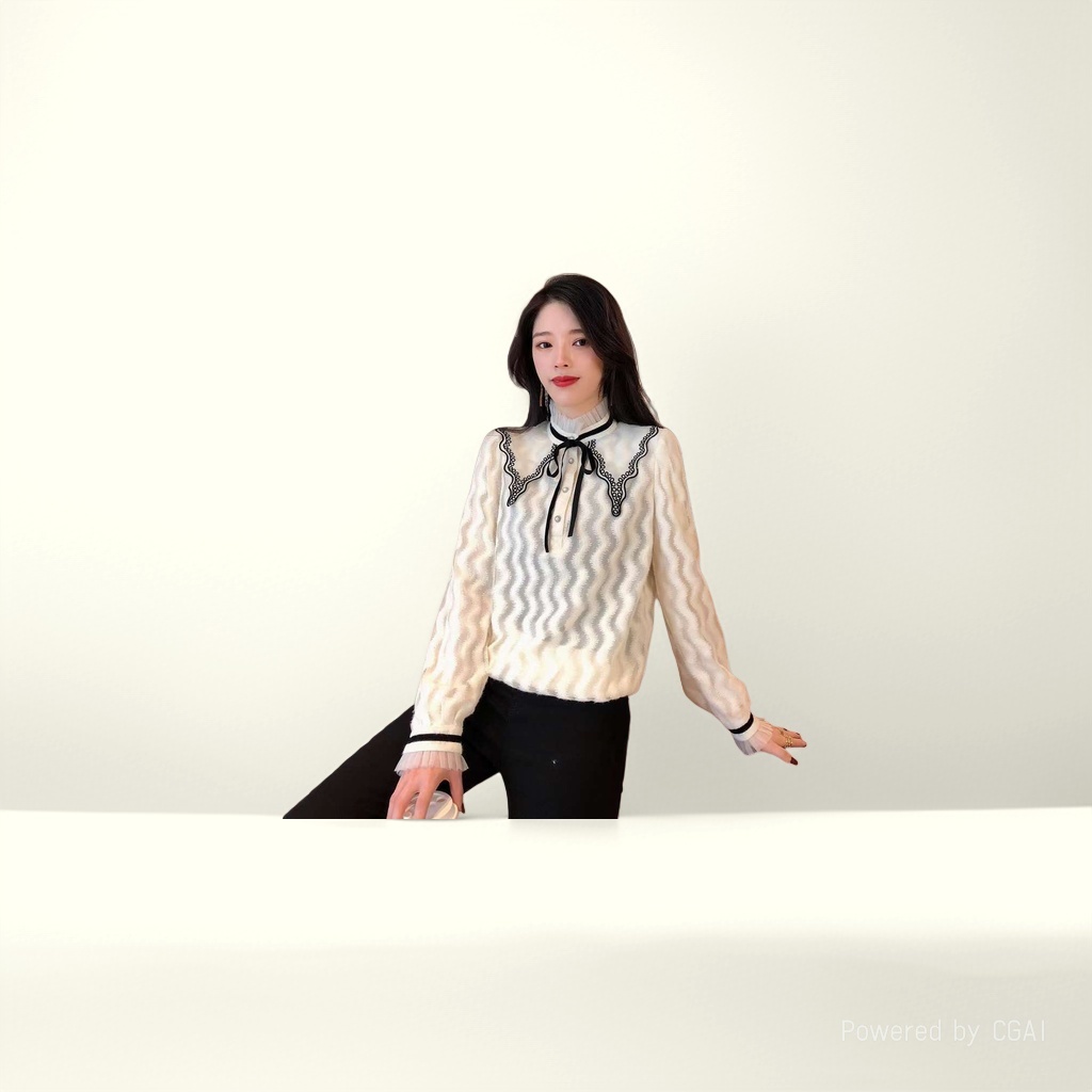 韩版针织开衫女秋冬长袖不规则高质感毛衣针织衫180g