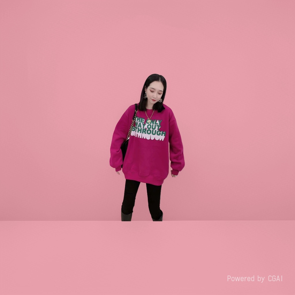 卫衣女式/女装/美式高街卫衣细节图