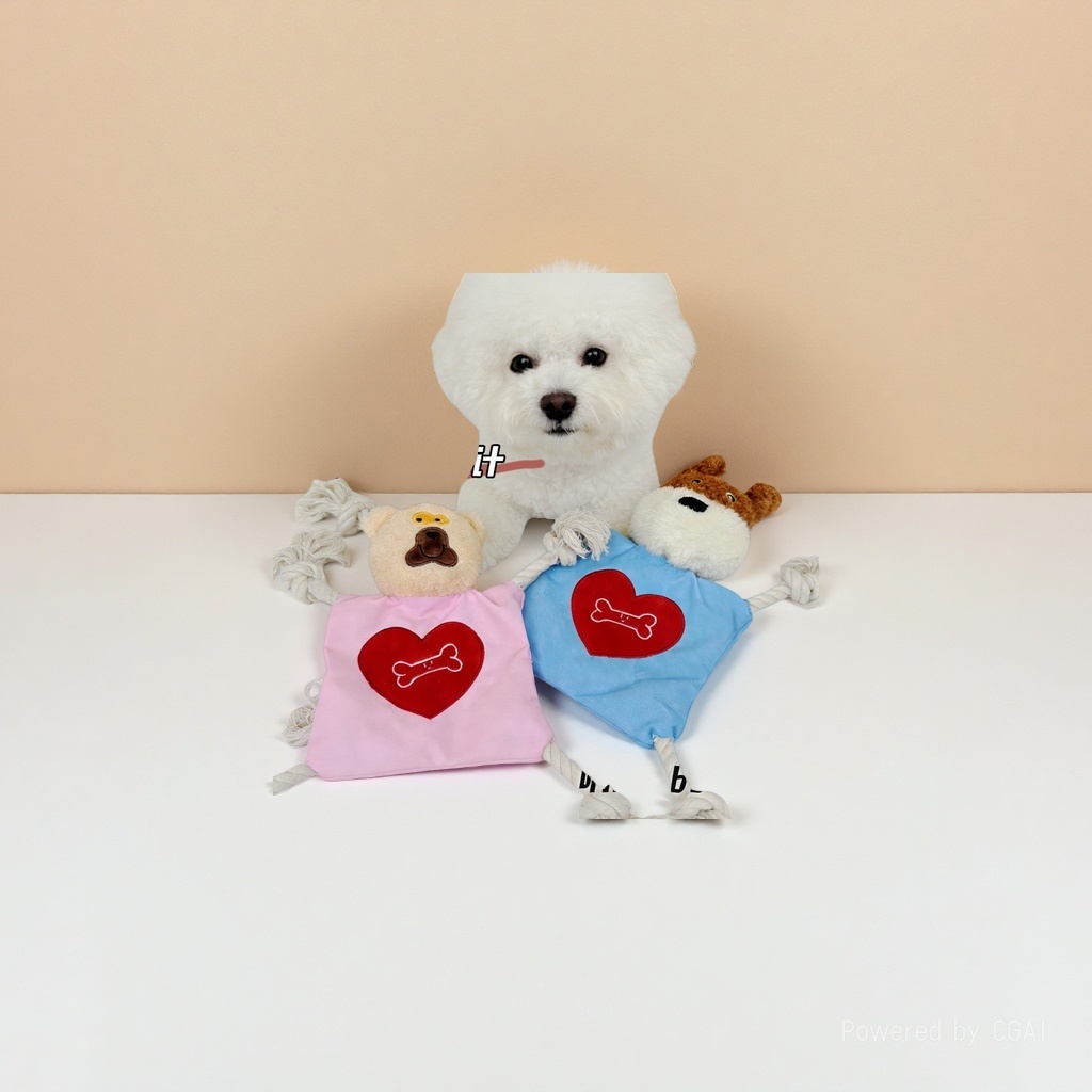 Dog toy knots, paper animal-shaped dog anti-picking cotton dog supplies, cross-border best-selling pet toys wholesale Specification image