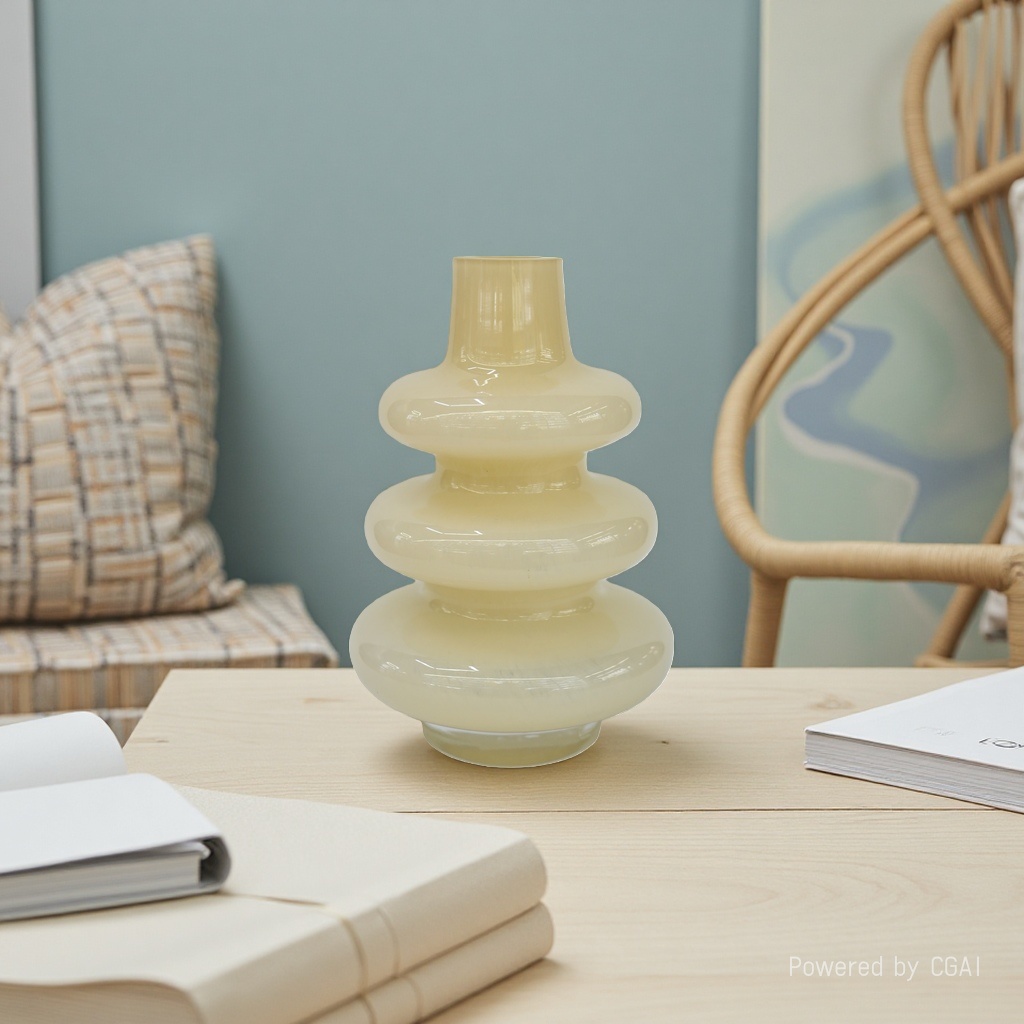 Nordic minimalist original color tree-patterned glass vase, living room dining table, dried flower arrangement, flower vases, home decoration, ins ornaments 112254998