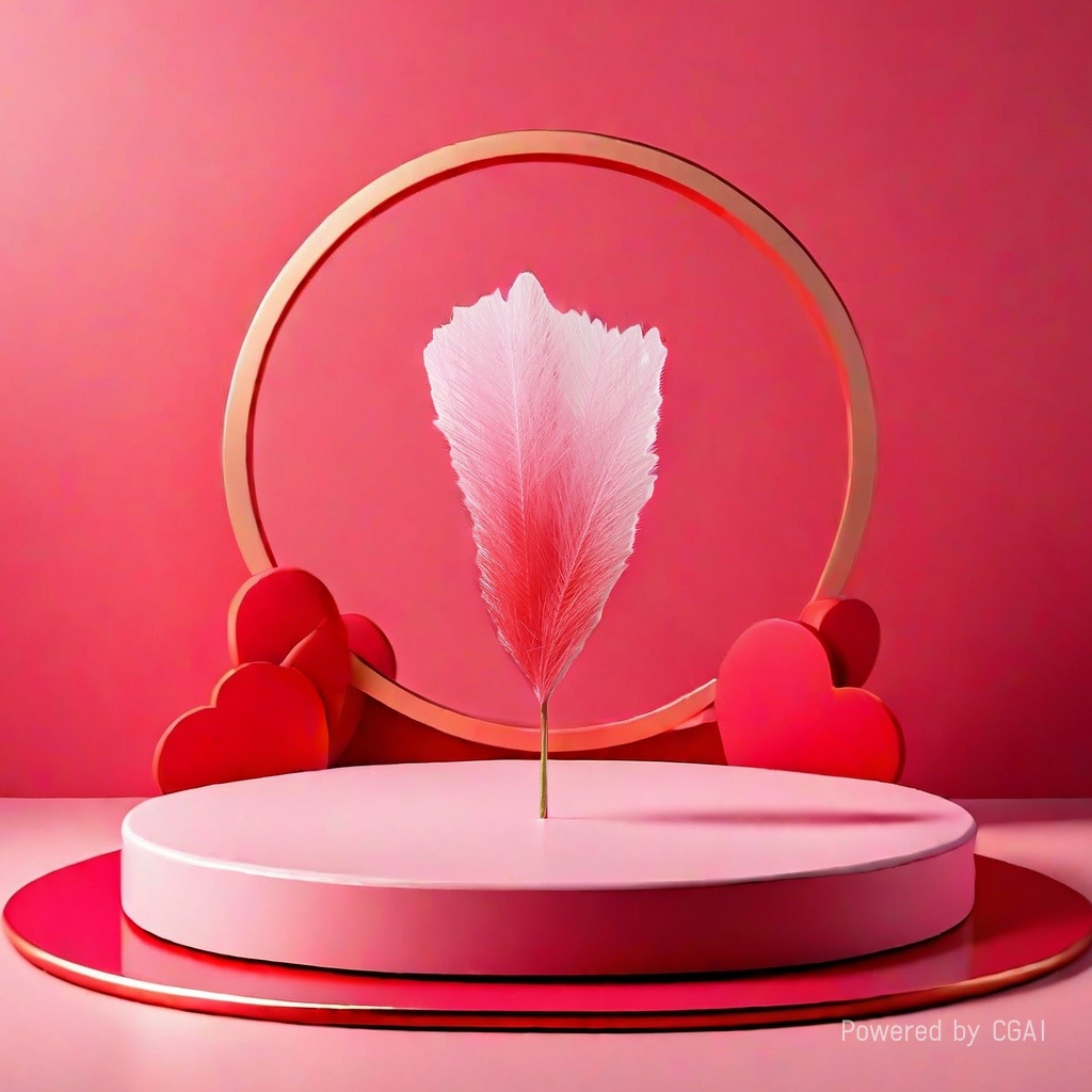 Pink gradient goose feather Turkey feather decorative material floating among fishhook feathers details Picture