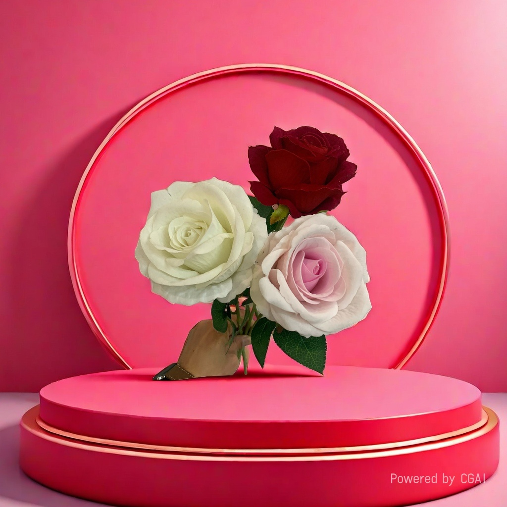 人造花塑料/仿真花/塑料花/莫奈花园仿真花/手工花材料产品图