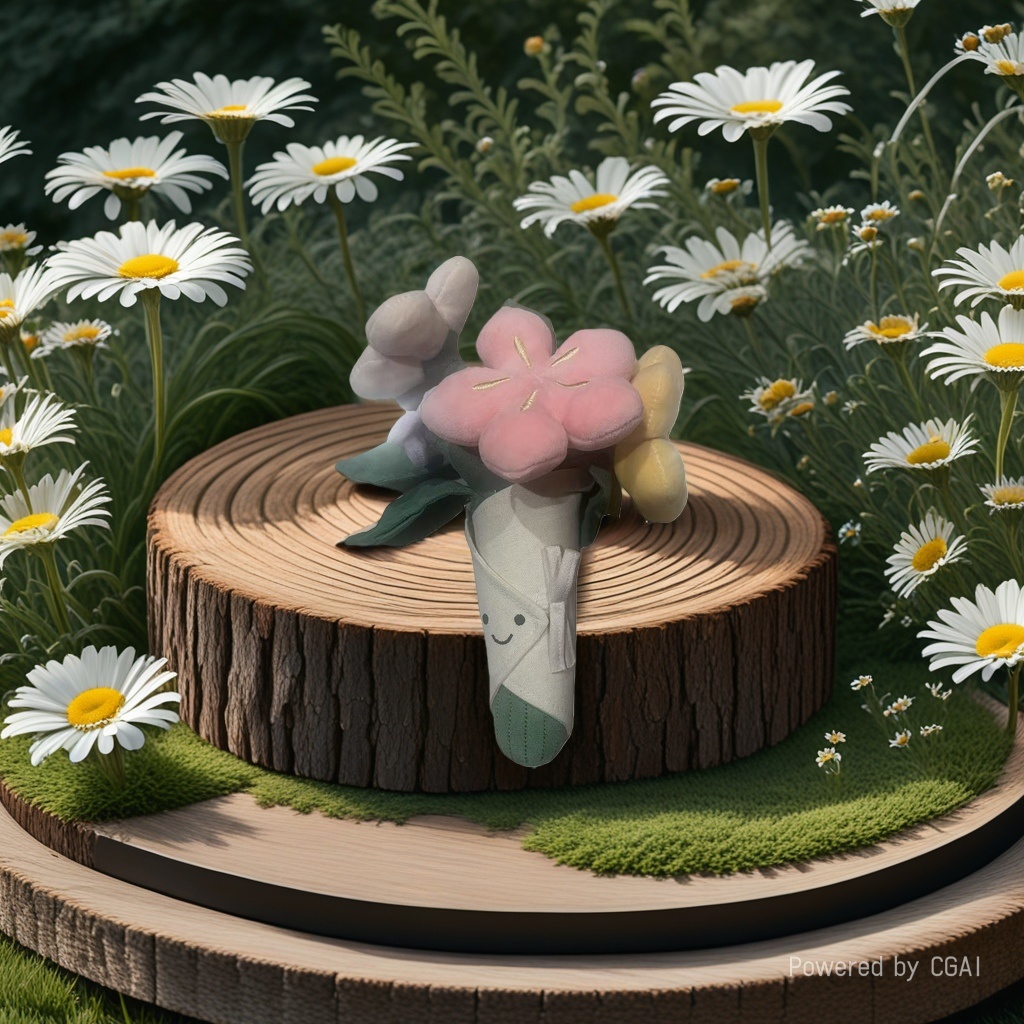 毛线花针织花泡芙花毛线向日葵手工编织装饰