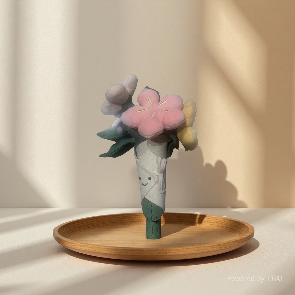 Wool flower, knitted flower, choux pastry, wool sunflower, hand-woven decoration Specification image
