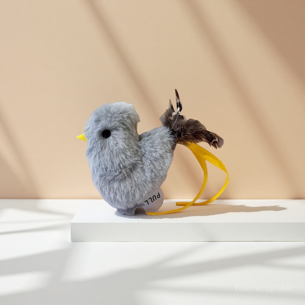 Amazon's best-selling plush sound-sounding bird cat toy for self-entertainment and boredom, a realistic bird and smart cat playmaker
