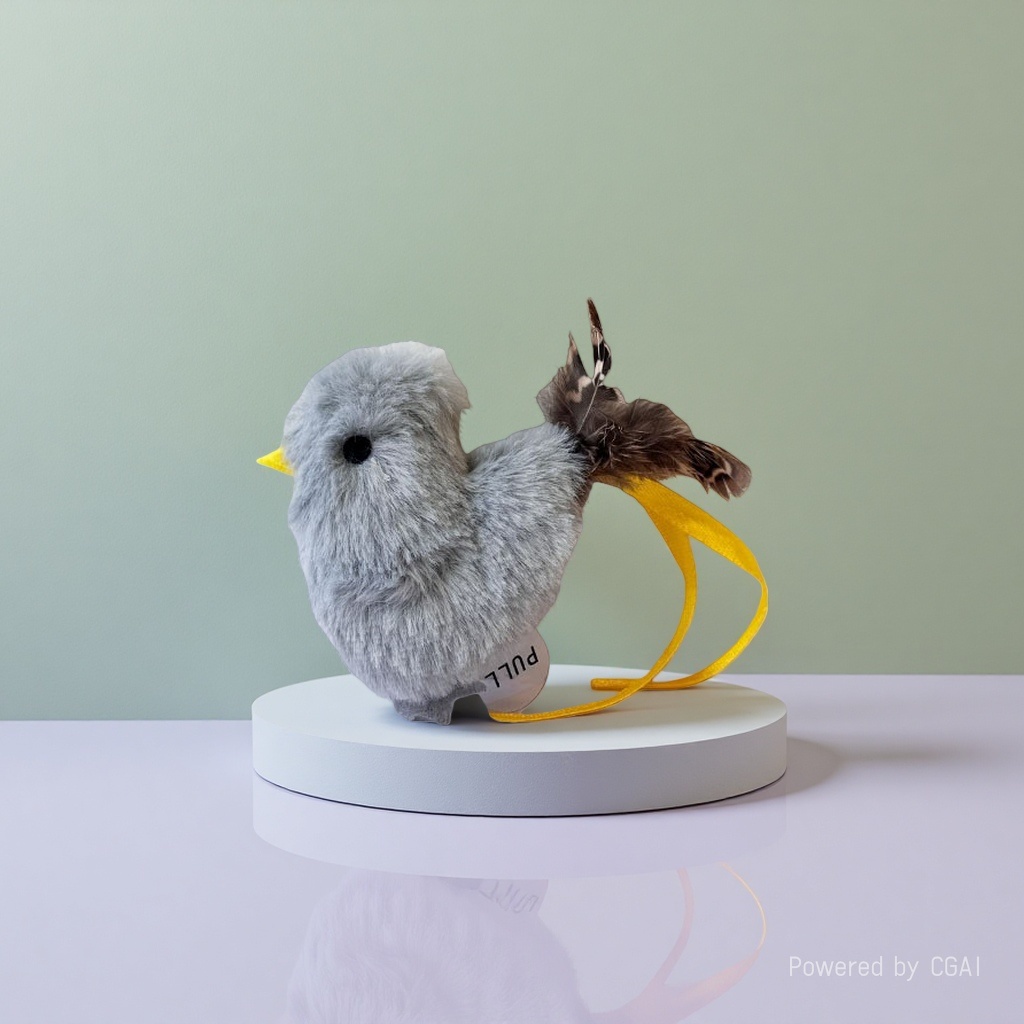 Amazon's best-selling plush sound-sounding bird cat toy for self-entertainment and boredom, a realistic bird and smart cat playmaker Application Scenario