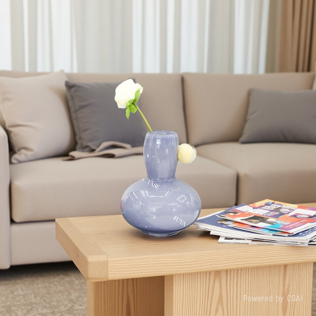 Nordic ins high-appearation-level Roman glass vases, water-grown flower arrangements, and table ornaments