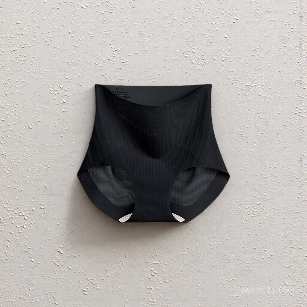 Black high-waisted X-shaped micro-pressure light plastic curved underwear for women 10A, antibacterial mulberry silk bottom, comfortable and breathable Black high-waisted X-shaped micro-pressure light plastic curved underwear for women 10A, antibacterial mulberry silk bottom, comfortable and breathable