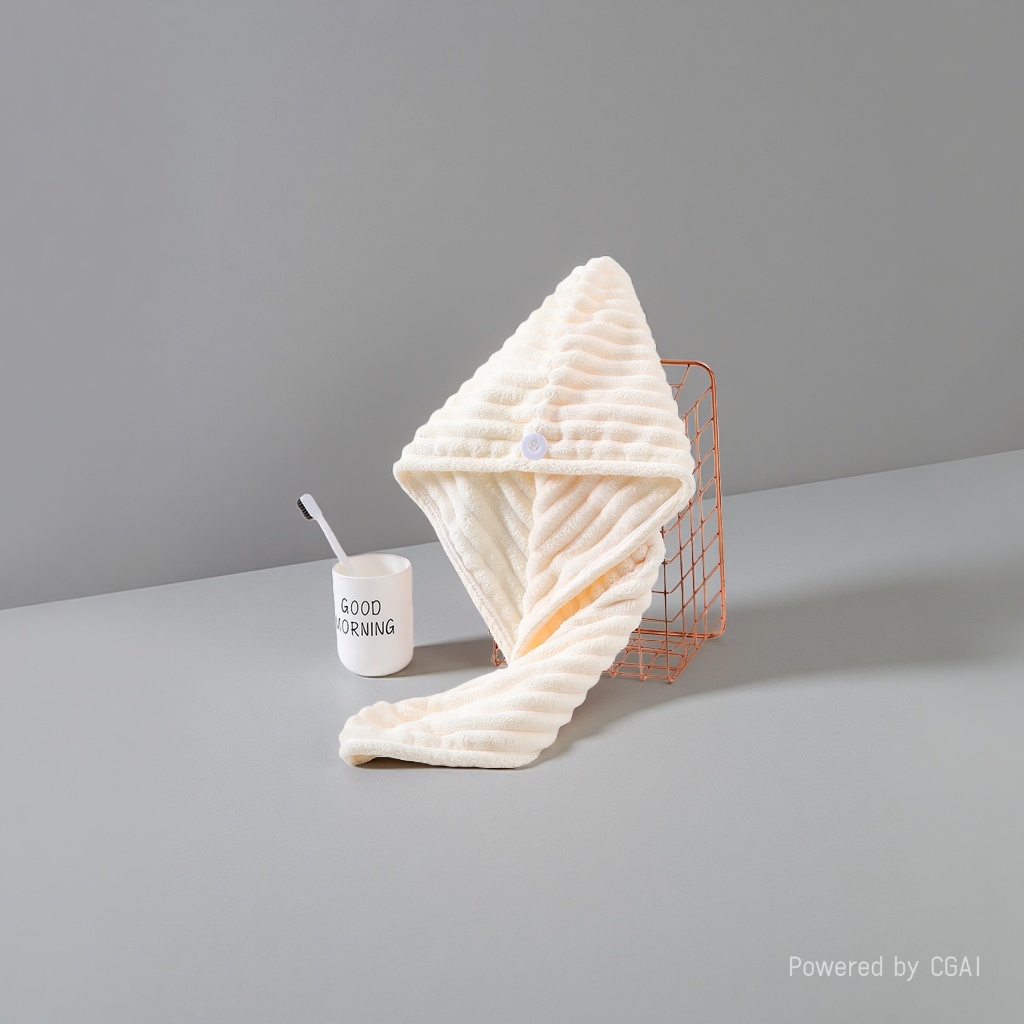The shower cap is soft and absorbent Specification image