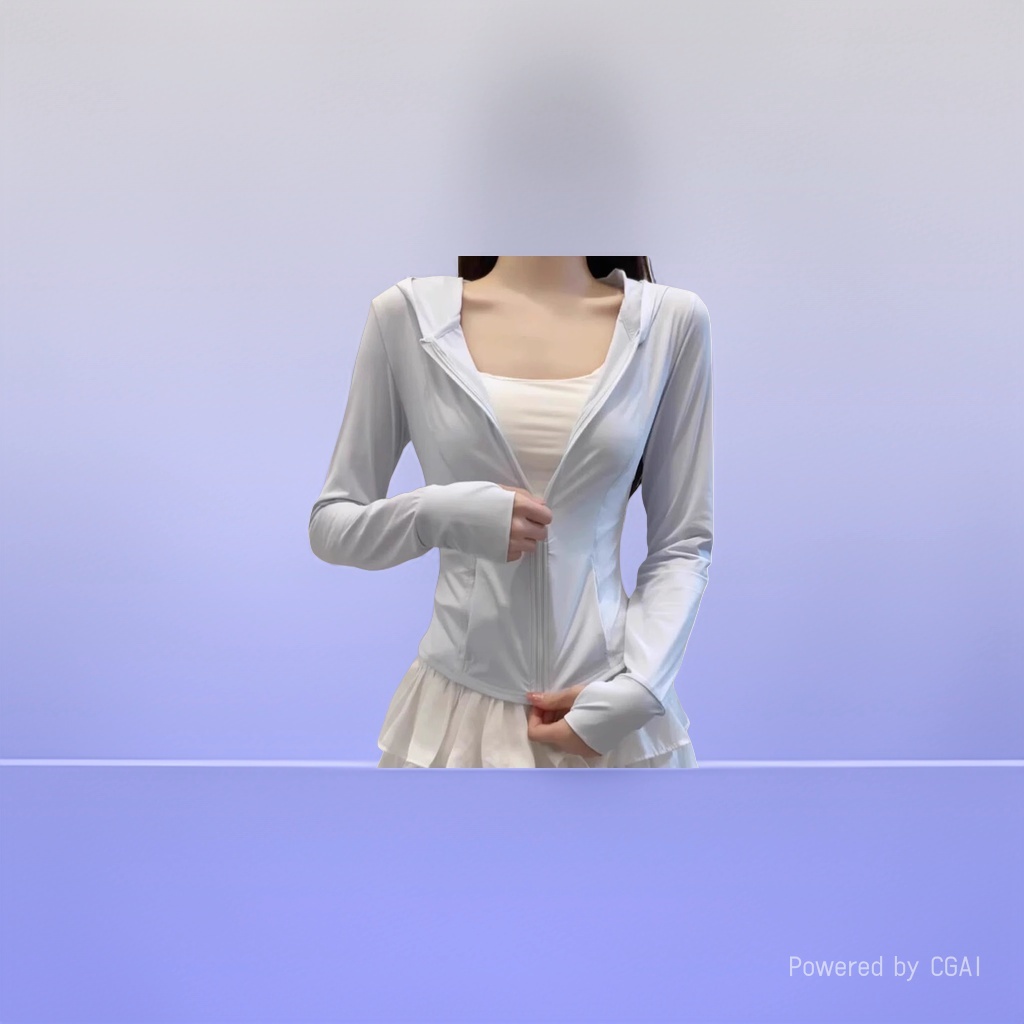 防晒冰丝防晒衣防嗮服防晒瑜伽服 UPF50+ 180g