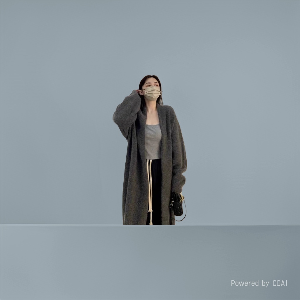 女式羊绒毛呢外套大气简约舒适高质量垂感