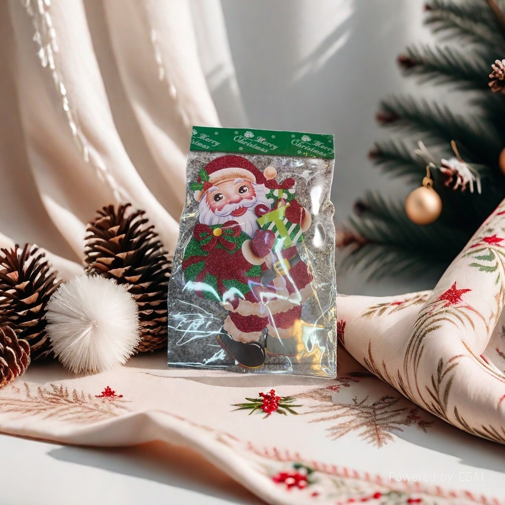 Christmas decorations, Santa Claus, Christmas sticker decorations, Christmas wall hangings