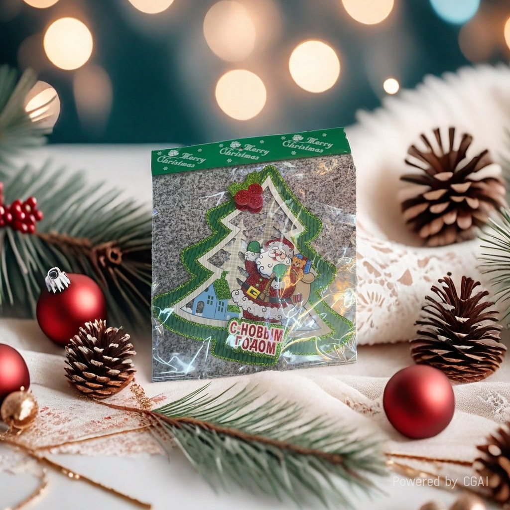 Christmas tree pendants, Christmas atmosphere decorations, hanging ornaments, gift tags, creative cartoon designs Application Scenario
