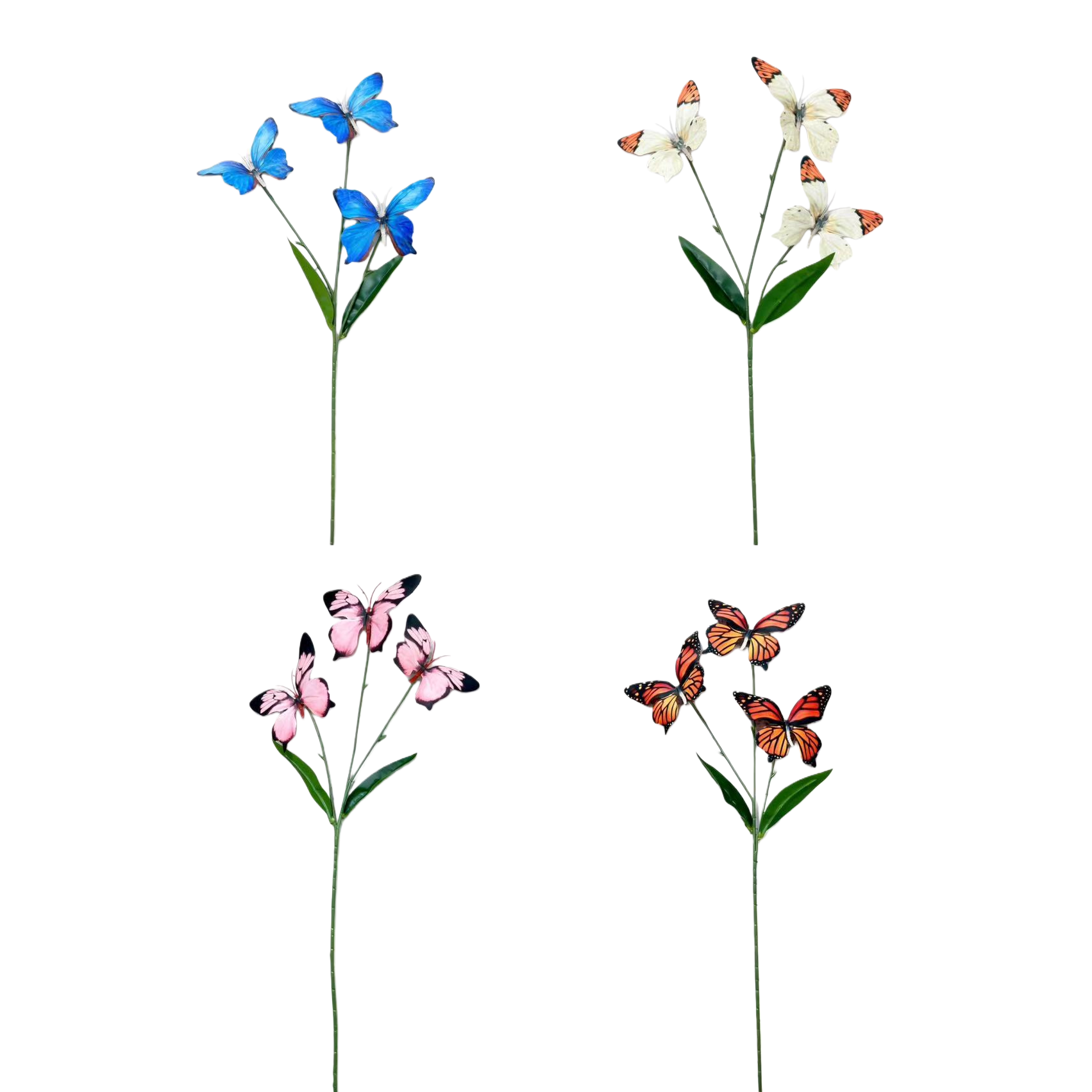 Butterfly flower branch simulation plastic flower 085847735 Item Picture