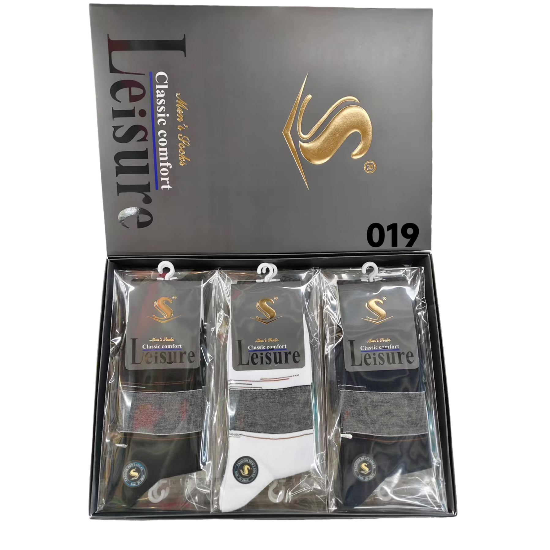 Leisure Men's Waterproof Sock Set, Silicone foot covers, Baby Sock Gift box Item Picture