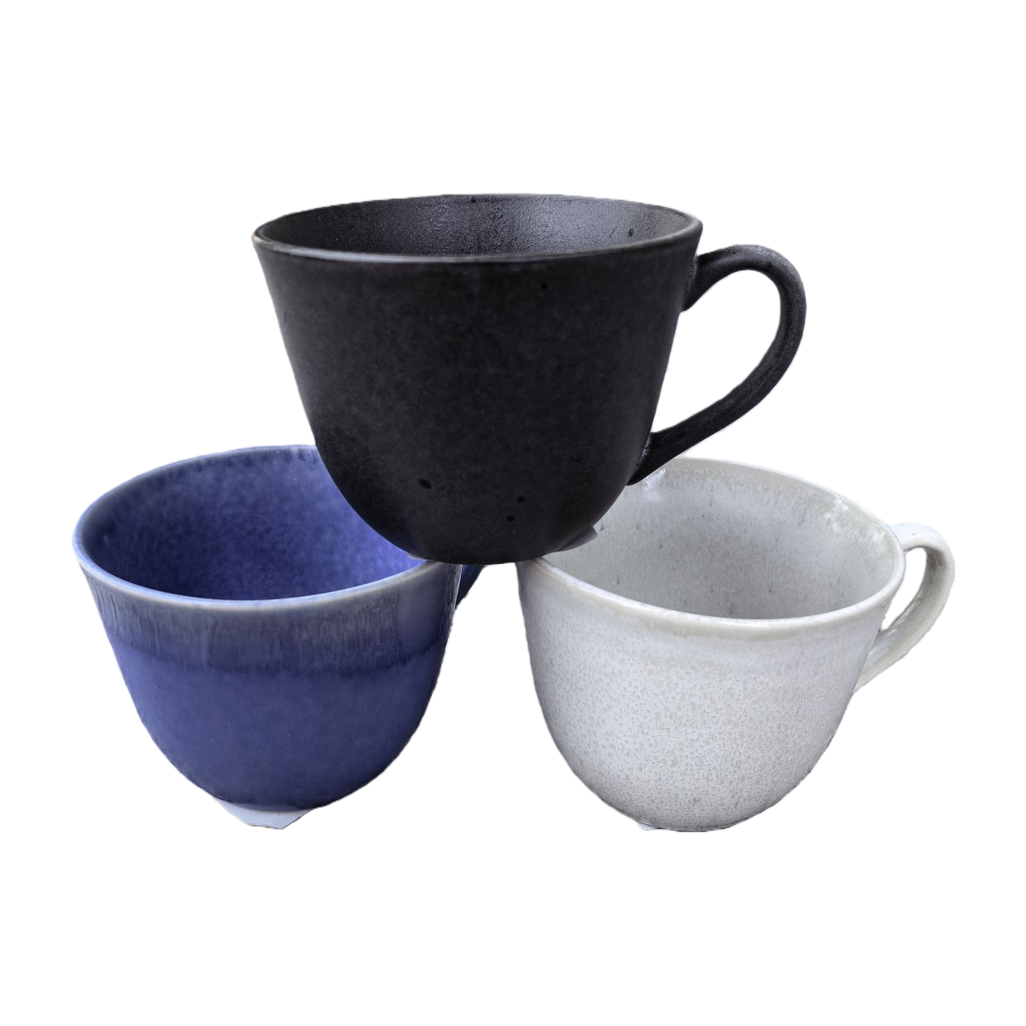 Ceramic coffee cup and saucer set, high appearance level gradient color home latte art cup, creative couple homestay mug Item Picture